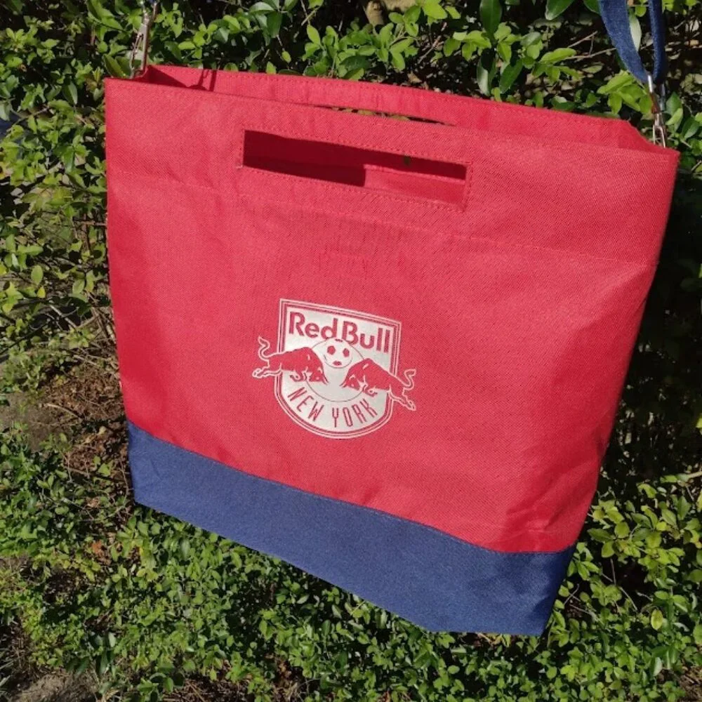 MLS New York Red Bulls Tote Bag NEW with Detachable Strap Red/Blue Soccer Gear
